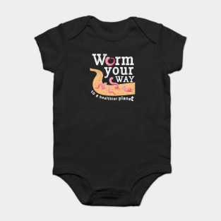 Vermicomposting, Composting, Worm Farming, Funny Quote, Gardening Baby Bodysuit